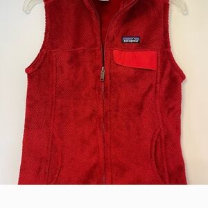 Patagonia Women's Red Fleece Vest